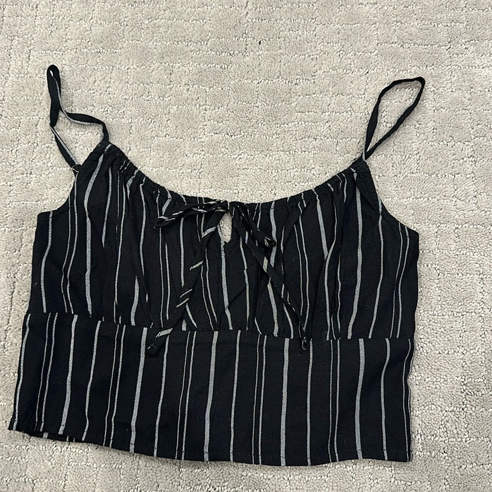 women’s hollister crop tank top - small